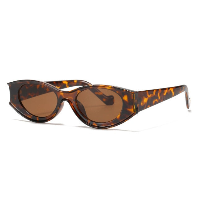 Cat Eye Two-Color Frame Sunglasses