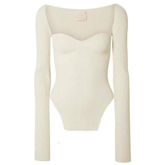 Cashmere sqaure collar full sleeves Sweatshirt