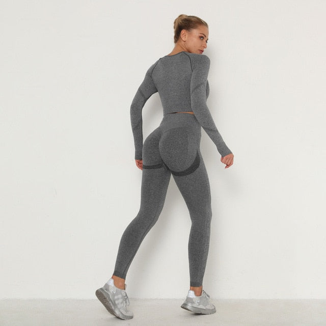 Seamless Women Sport Set For Gym