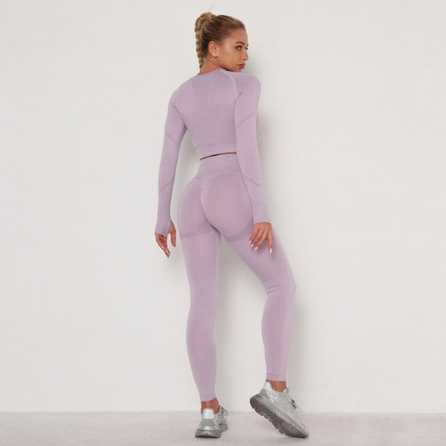 Seamless Women Sport Set For Gym