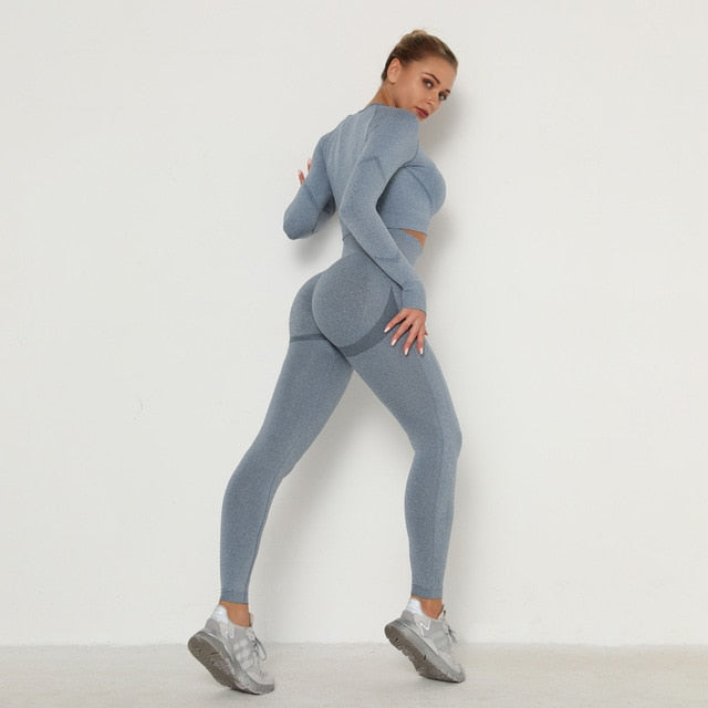 Seamless Women Sport Set For Gym