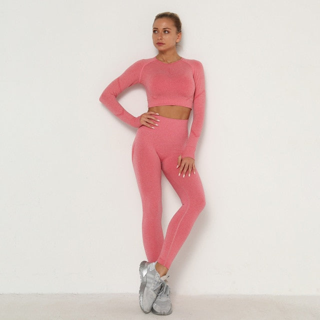 Seamless Women Sport Set For Gym
