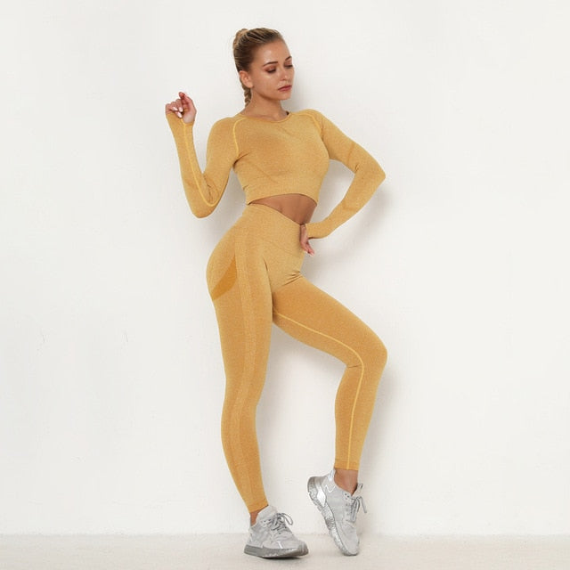 Seamless Women Sport Set For Gym