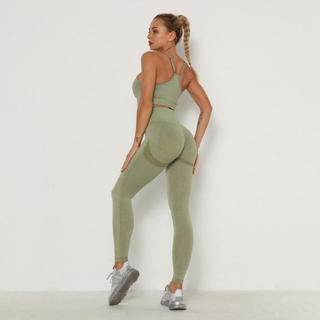 Seamless Women Sport Set For Gym