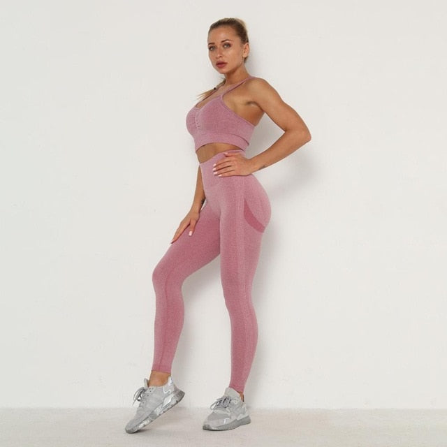 Seamless Women Sport Set For Gym