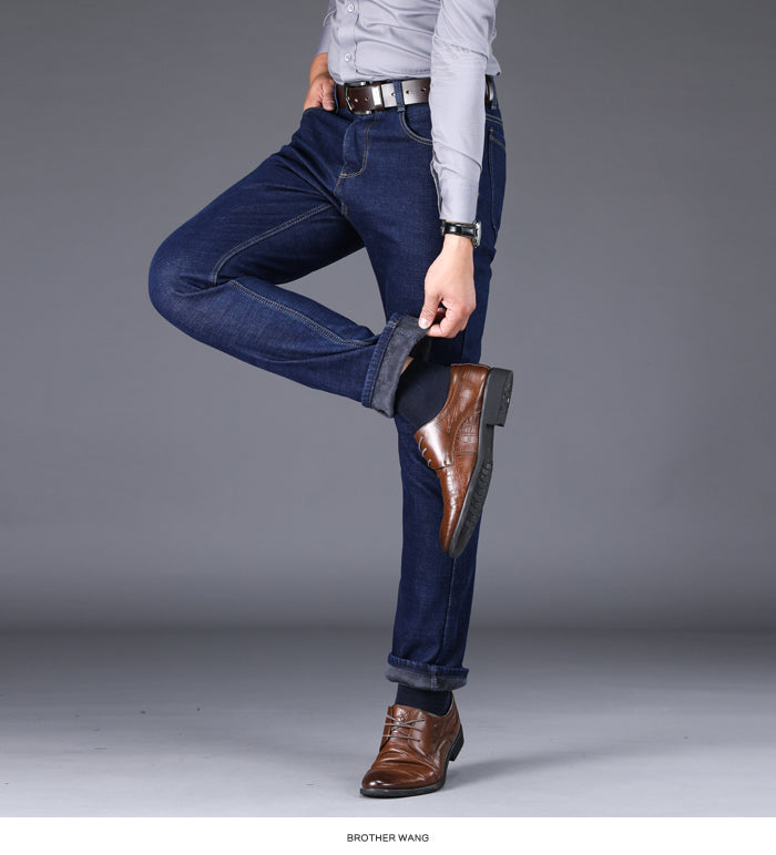 Men's Warm Slim Fit Jeans