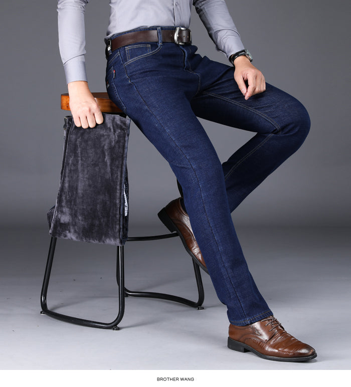 Men's Warm Slim Fit Jeans