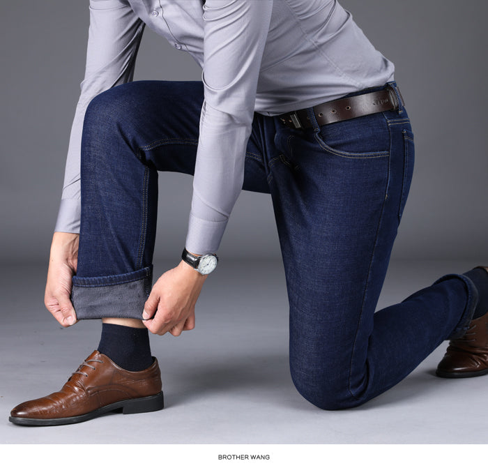 Men's Warm Slim Fit Jeans