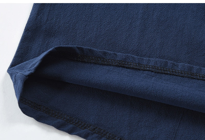 Mens Cotton Linen T-Shirt