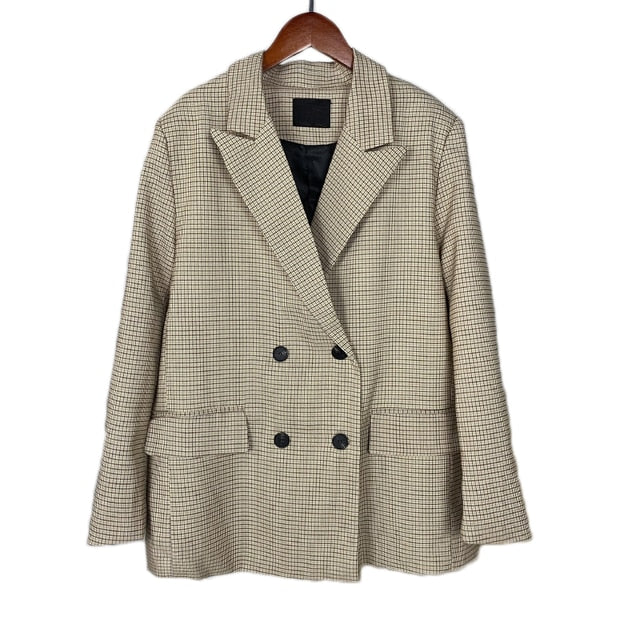 Double Breasted Oversized Suits Jacket