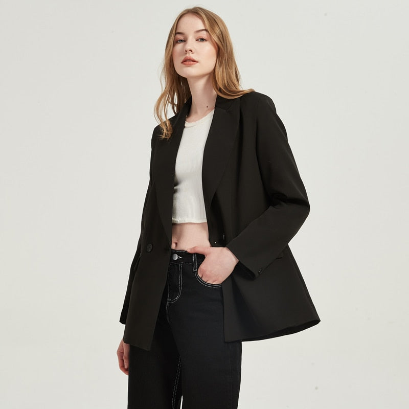 Double-Breasted Blazer Jacket