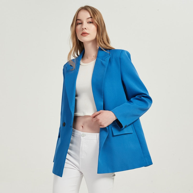 Double-Breasted Blazer Jacket