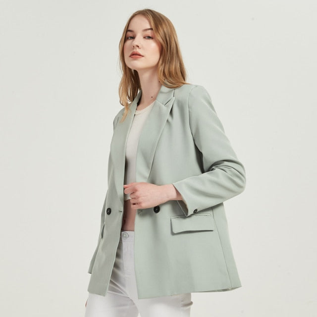 Double-Breasted Blazer Jacket