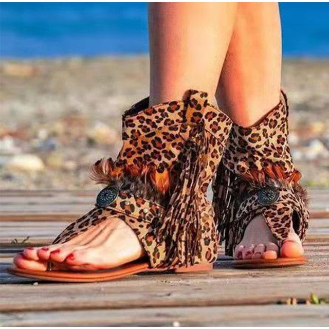 Ladies Clip Toe Vintage Boots