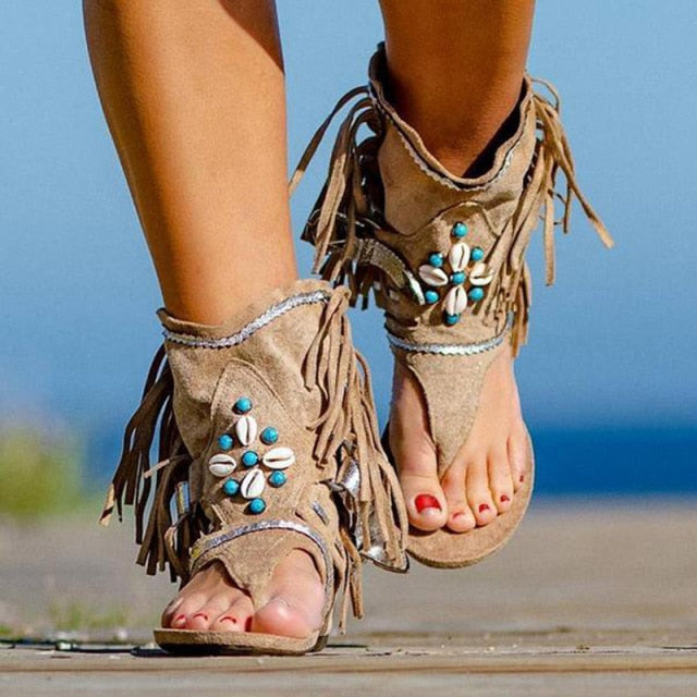 Ladies Clip Toe Vintage Boots