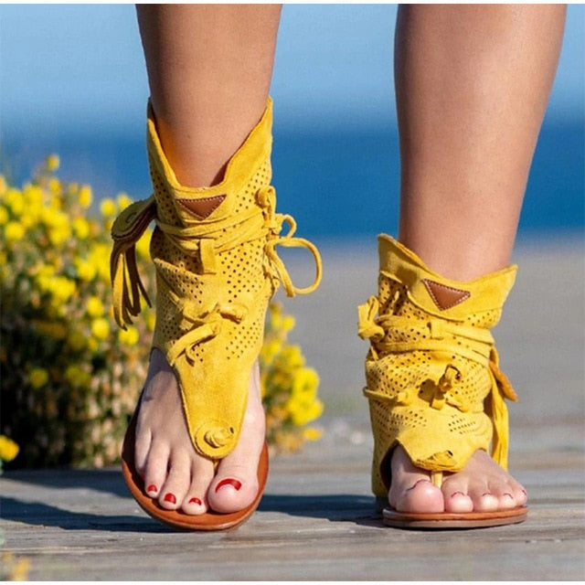 Ladies Clip Toe Vintage Boots