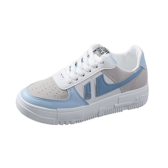 Vulcanized Lace Up Sneakers for Women