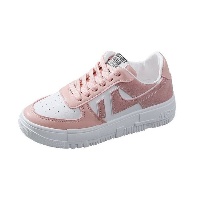 Vulcanized Lace Up Sneakers for Women