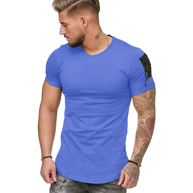 Summer Short Sleeves Slim-Fit T-Shirt