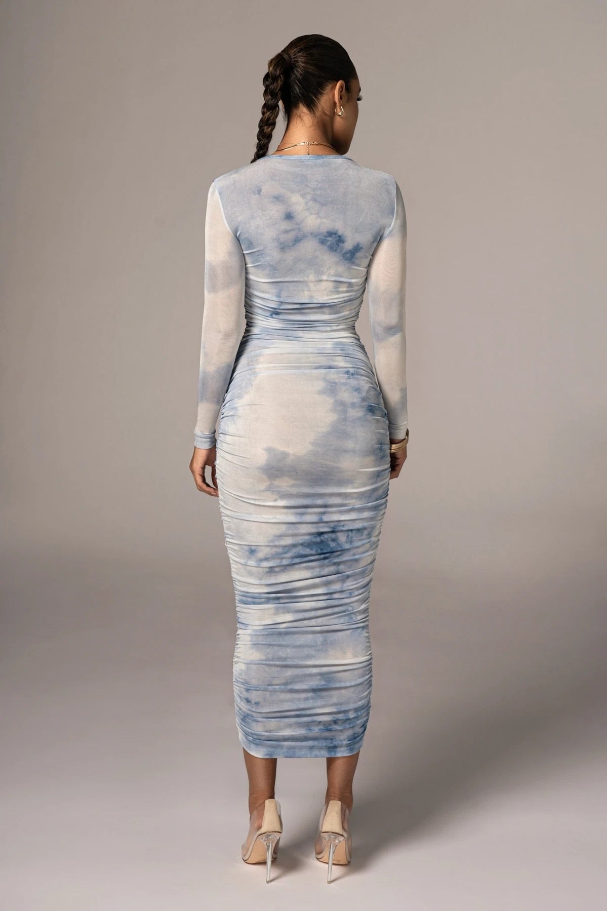 Tie Dye Print Dress