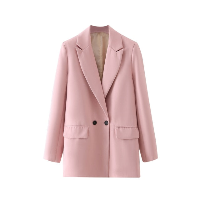 Double-Breasted Blazer Jacket
