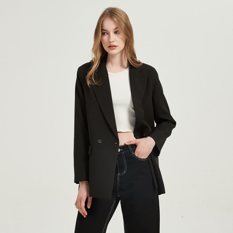 Double-Breasted Blazer Jacket