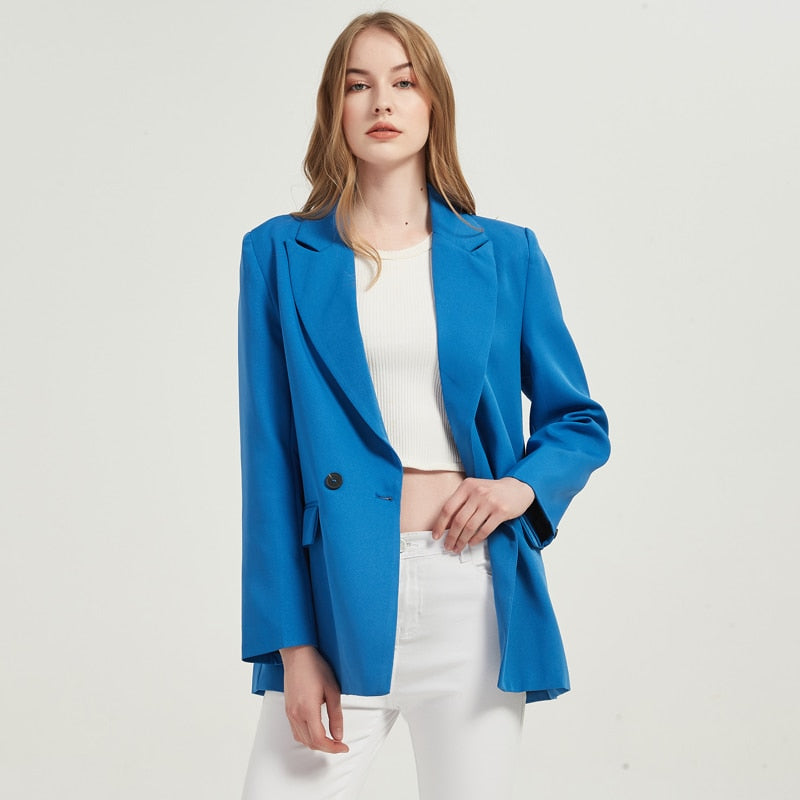 Double-Breasted Blazer Jacket