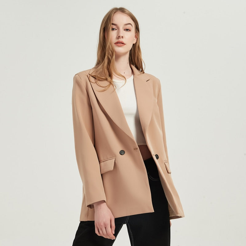 Double-Breasted Blazer Jacket