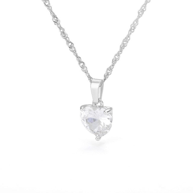 Heart Steel Gold  Necklaces For Women