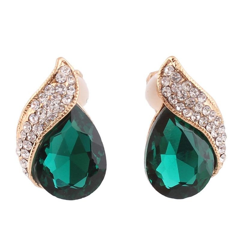 Crystal Tear Drop Earrings